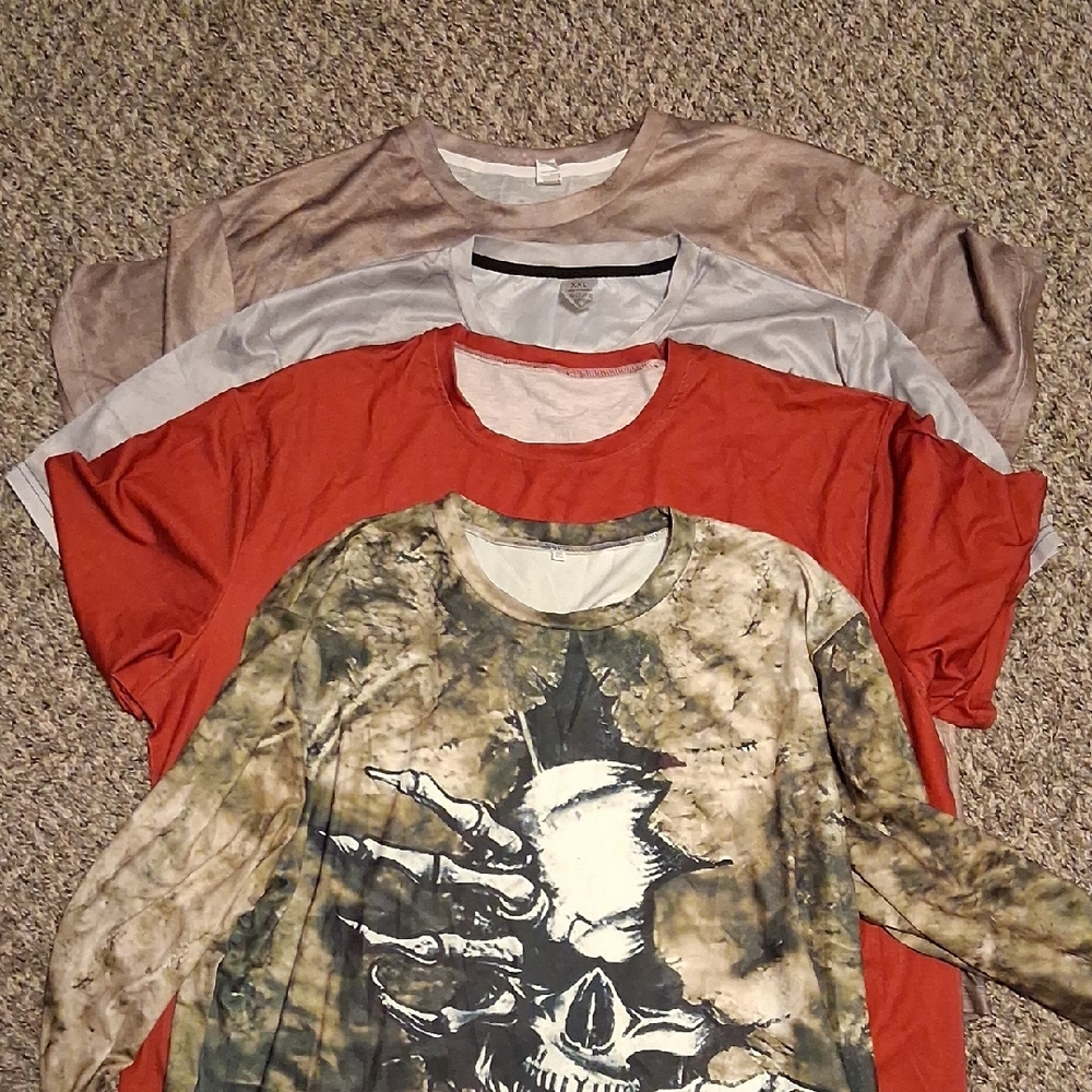 Graphic Long Sleeve T-Shirts Set